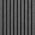 Acoustic Slat Wall Panel - Dark Grey close-up