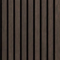 Acoustic Slat Wall Panel - Dark Oak close-up