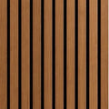 Acoustic Slat Wall Panel - Teak Oak close-up