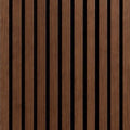 Acoustic Slat Wall Panel - Walnut in bedroom setting
