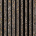 Acoustic Slat Wall Panel - Gold & Black Marble in living room setting