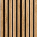 Acoustic Slat Wall Panel - Natural Oak close-up