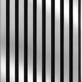 Acoustic Slat Wall Panel - Silver in bedroom setting
