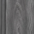 Grey composite exterior cladding close up