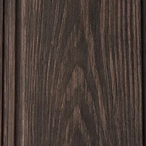 Dark Brown composite exterior cladding close up