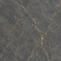 Gold & Grey Marble PVC Wall Panel - close up texture