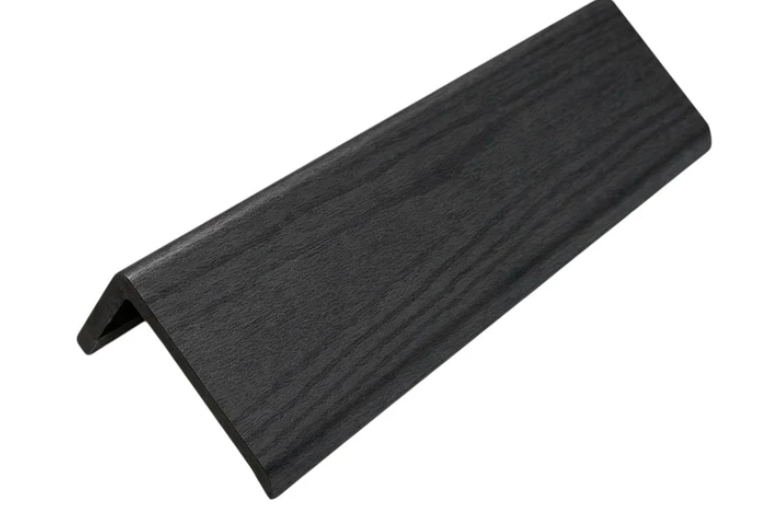 Black wall panel trim corner piece