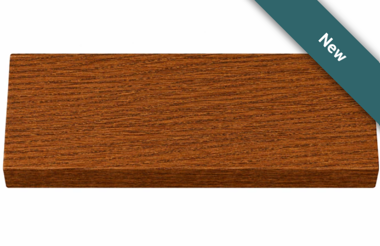 Teak Oak wall panel trim flat piece