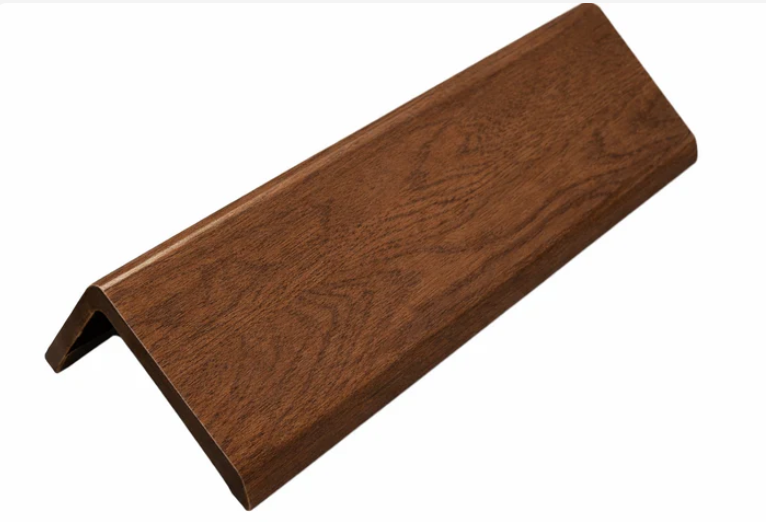 Walnut wall panel trim corner piece