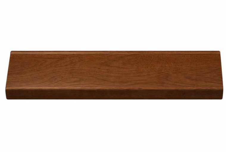 Walnut wall panel trim flat piece