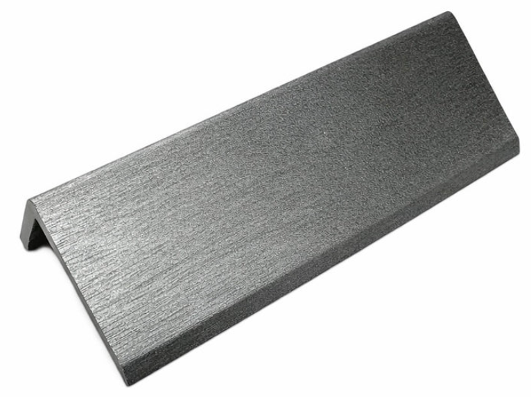 Metallic Light Grey wall panel trim corner piece