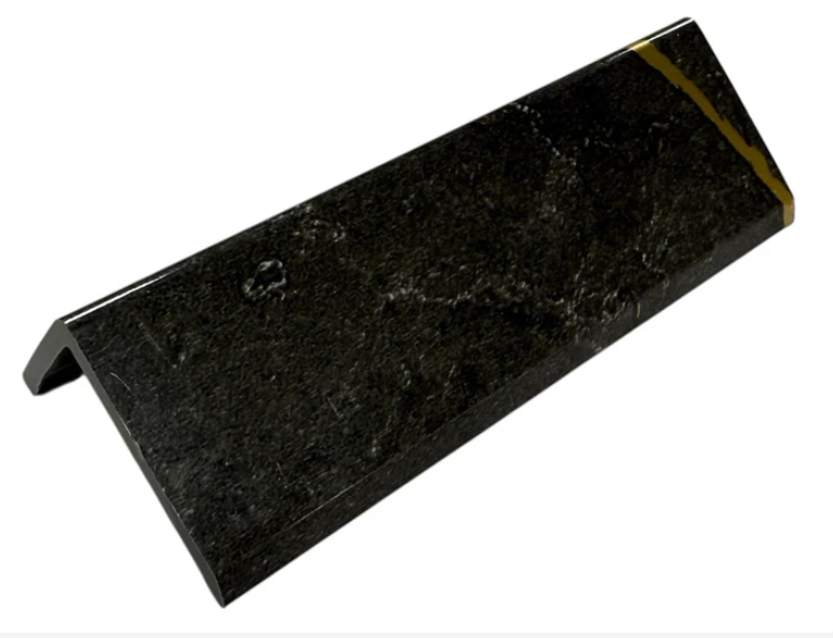 Gold and Black Marble wall panel trim corner piece