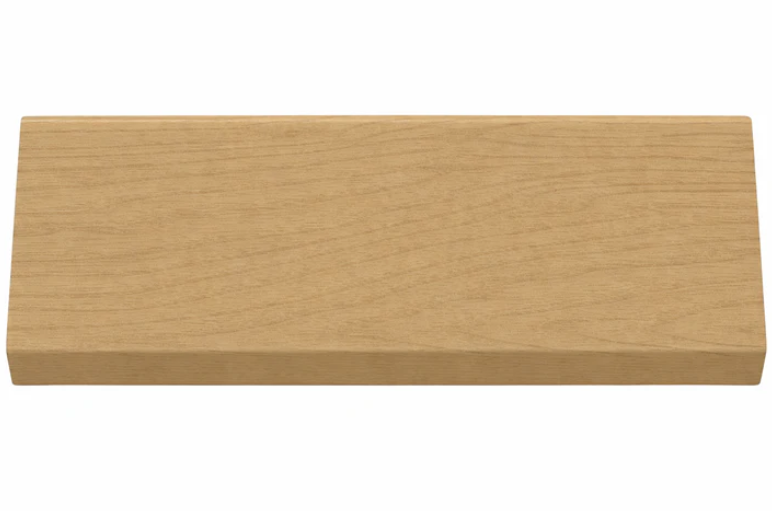 Oak wall panel trim flat piece