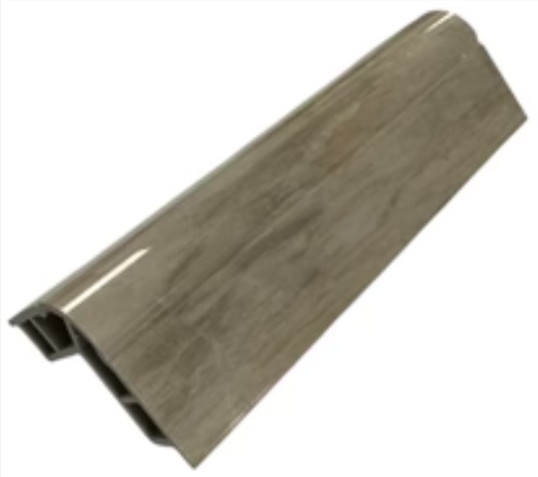 Cream PVC corner strip trim side view