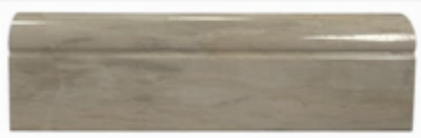 Cream PVC corner strip trim flat view