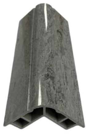 Mix Grey Marble PVC corner strip trim corner view