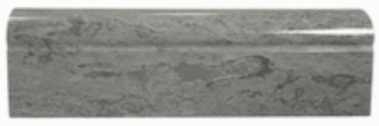 Mix Grey Marble PVC corner strip trim flat view