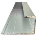 Aluminium PVC end strip trim angled view