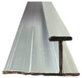 Aluminium PVC strip trim angled view