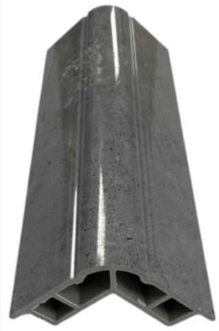 Grey Marble PVC corner strip trim corner view