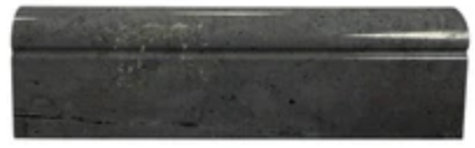 Grey Marble PVC corner strip trim flat view