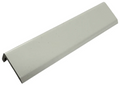 White Marble PVC B strip trim angled view