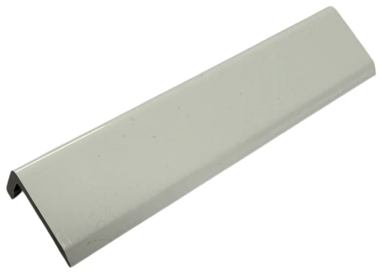White Marble PVC B strip trim angled view