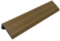 Dark Oak PVC A strip trim angled view