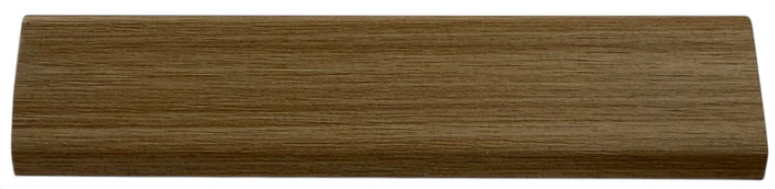Dark Oak PVC A strip trim flat view