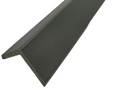 Grey outdoor corner strip trim angled view