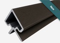 Dark Brown outdoor corner trim angled view