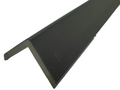 Black outdoor trim angled view