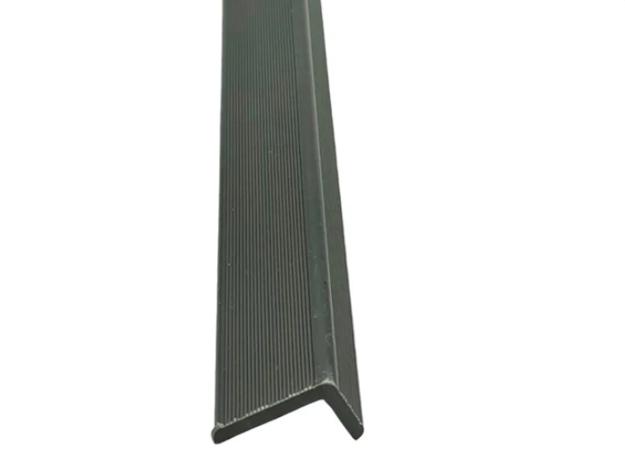 Grey exterior cladding trim angled view