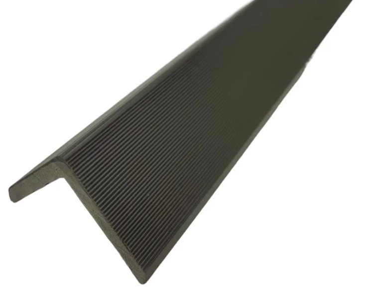 Dark Brown exterior cladding trim angled view