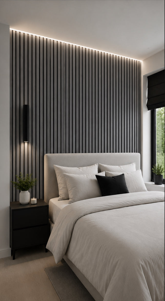 Light Grey 01B-280 | 280cm | Acoustic Slat Wall Panel
