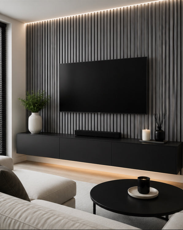 Light Grey 01B-240 | 240cm | Acoustic Slat Wall Panel